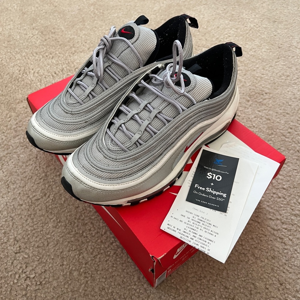 Nike Air Vapor Max 97 Silver Bullet. Size 9(2016/2017)